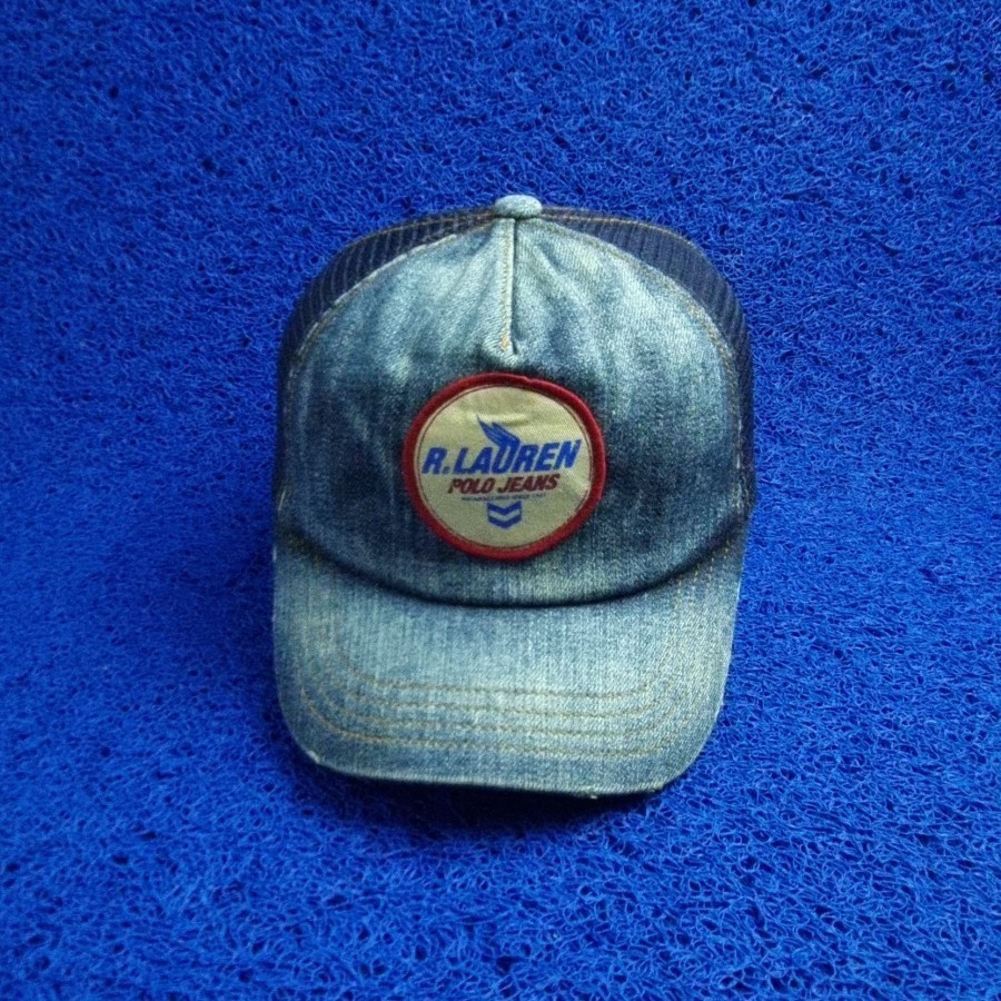Belel denim mesh RL polo hat | Shopee Malaysia