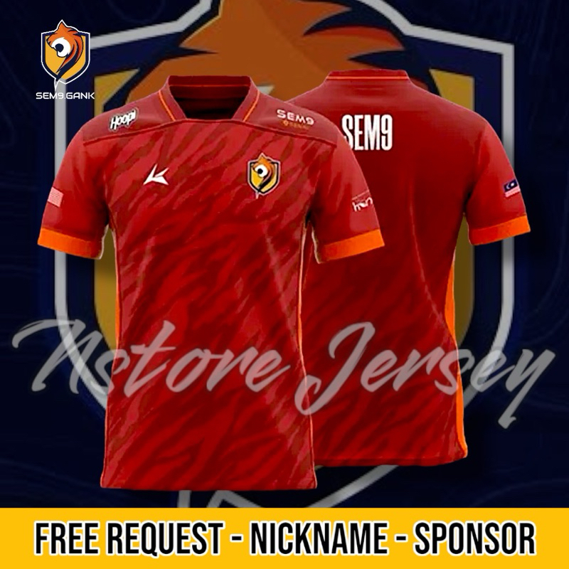 SEM9 Esport Gaming MPL MY S15 Jersey FREE REQUEST NICKNAME | Shopee ...