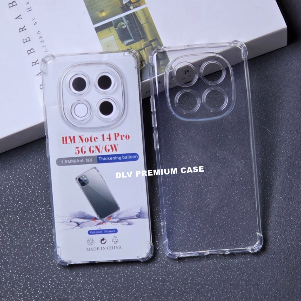 REDMI NOTE 14 PRO 5G CASE AIRBAG ANTI CRACK THICK CLEAR SOFTCASE REDMI ...