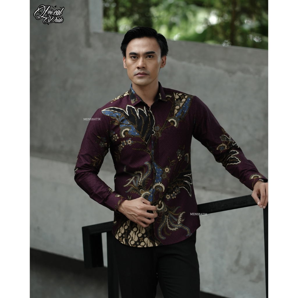 KEMEJA Mensbatik - Kusumandhara - men's batik - batik shirt - long ...