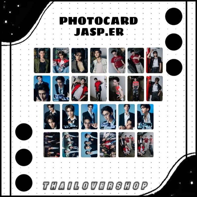 PHOTOCARD JASPER. RAIKANTOPENI THAI ACTOR IDOL PC SET JOONG AOU SANTA ...