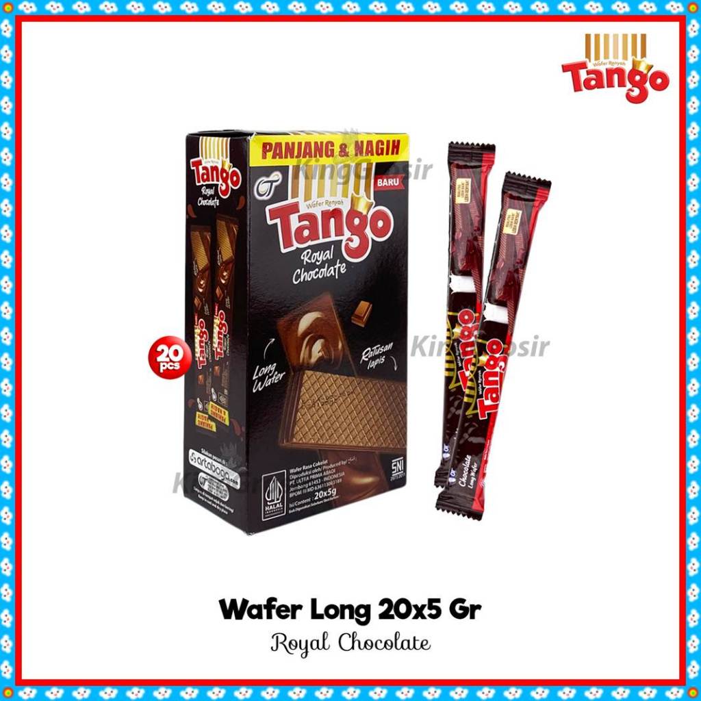 Tango Wafer Long Size 1 Box Contains 20 x 5 gr / Tango Long Wafer ...