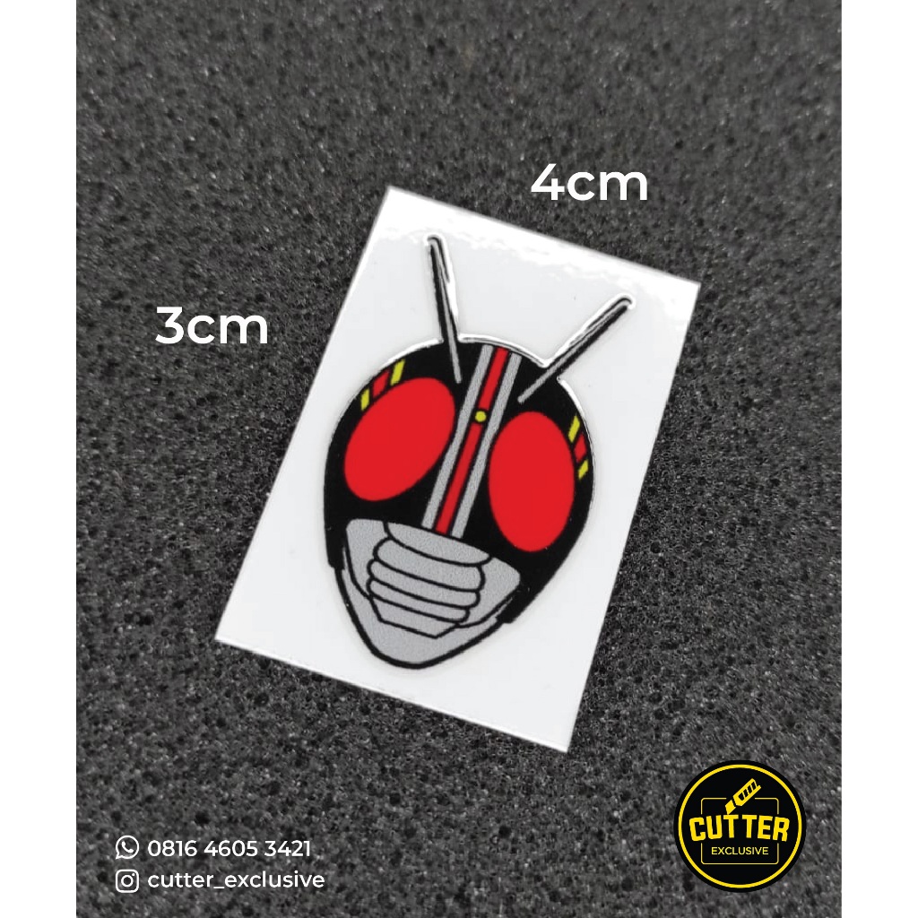 KAMEN RIDER BLACK permanent DTF sticker | Shopee Malaysia