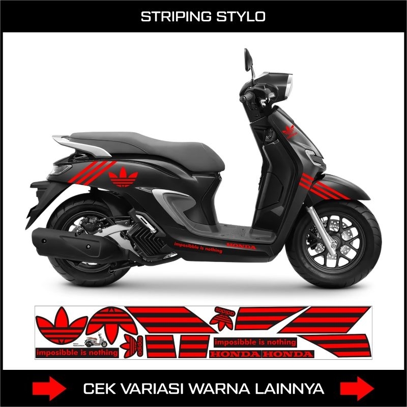 Honda Stylo 160 Variation Striping / Stylo Livery Grapis ADIDAS ...