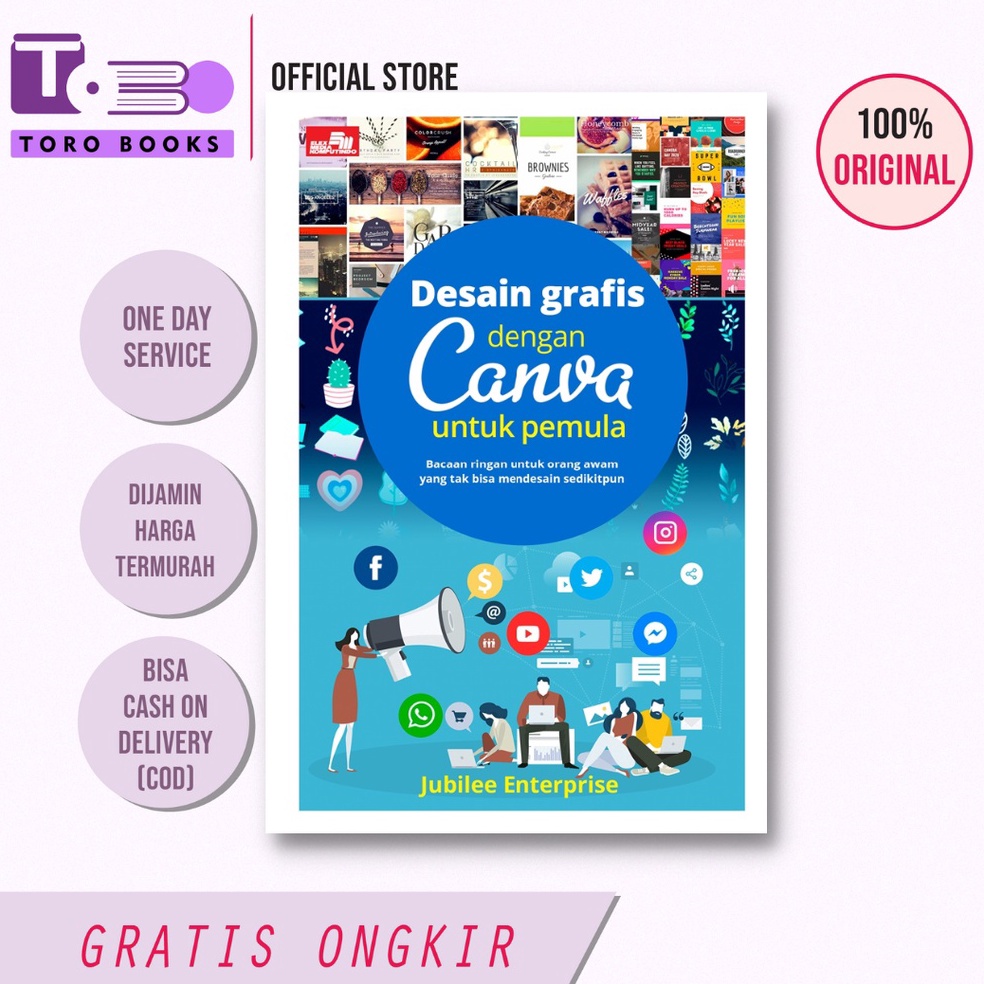CODE W38I Graphic Design Book with Canva for Beginners byJubilee ...