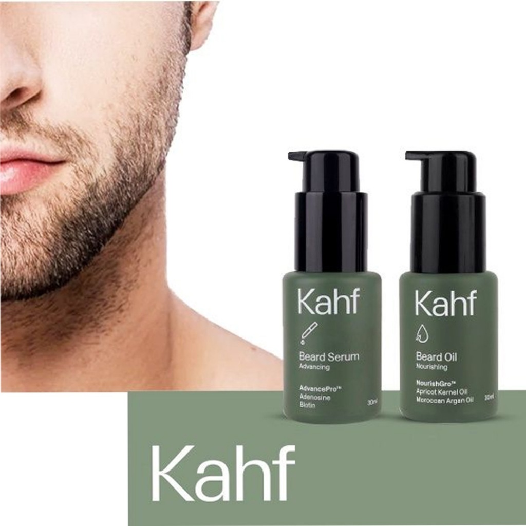 Kahf Advancing Beard & Hair Serum 30 ML / Hair Oil 30 ML - Beard Growth ...
