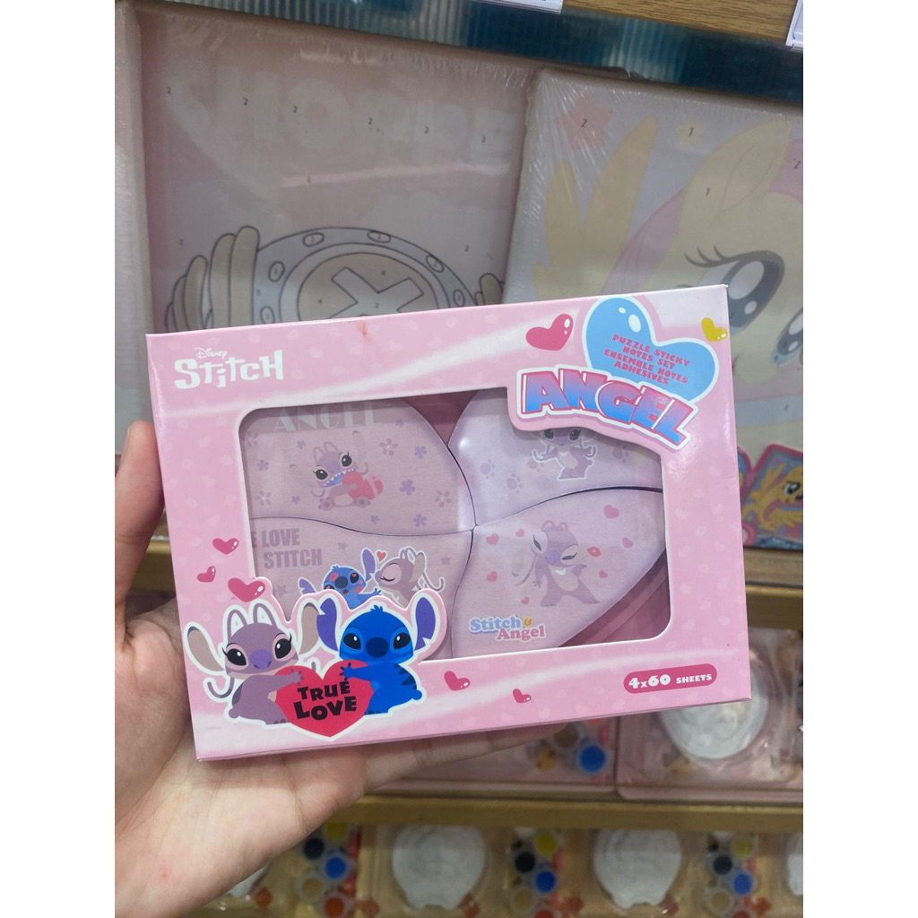 Miniso x Disney - Stitch Collection Puzzle Sticky Notes Set (Angel ...