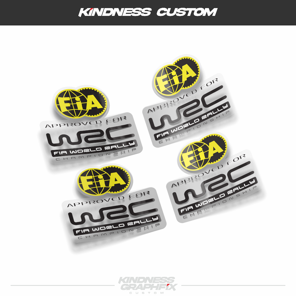 Sticker sticker velg rally FIA approved WRC | Shopee Malaysia