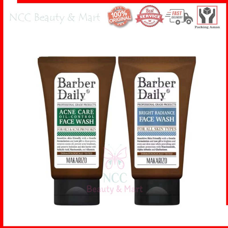 * NCC * Barber Daily Face Wash Men Facial Foam Facial Cleanser for Men ...