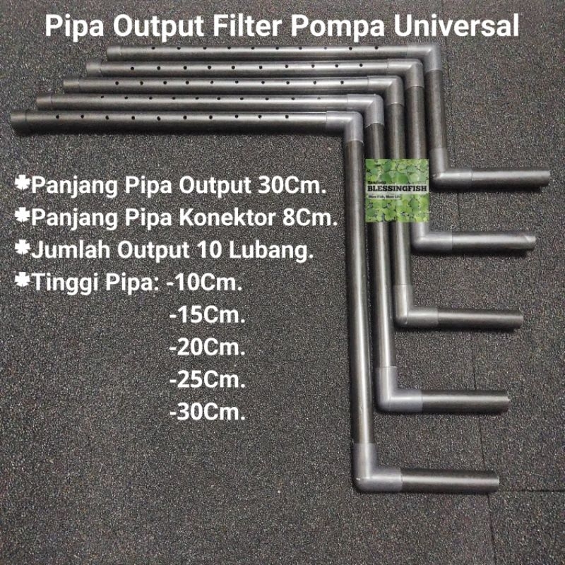 Universal Pump Filter Output Pipe 30Cm Length Aquarium Pond Filter Hole ...