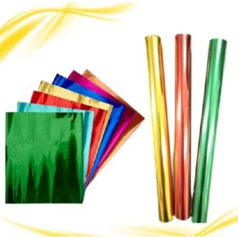 Tin paper/flash Manila paper (per 10 sheets) | Shopee Malaysia