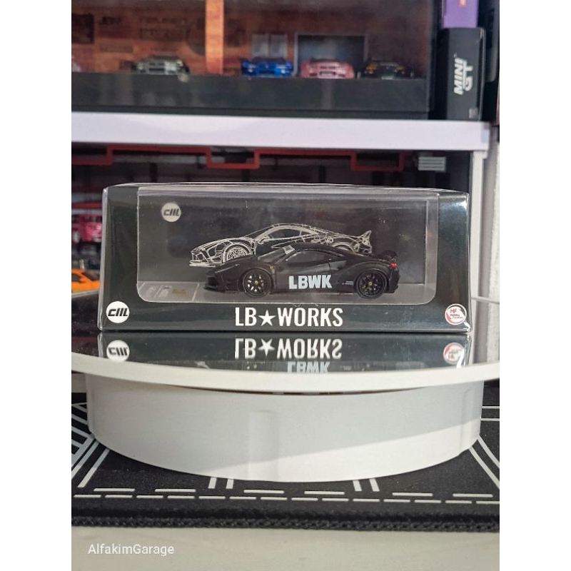 Cm Model 64 LBWK Ferrari 488 Matte Black Indonesia Exclusive | Shopee ...