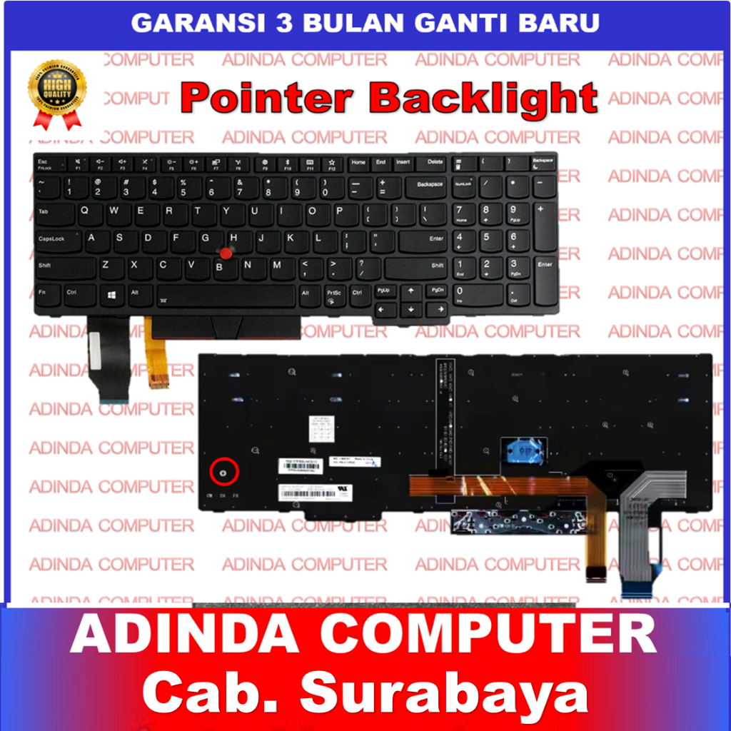 Lenovo Thinkpad E580 E585 E590 E595 L580 L590 T590 P52 P53 P53S ...