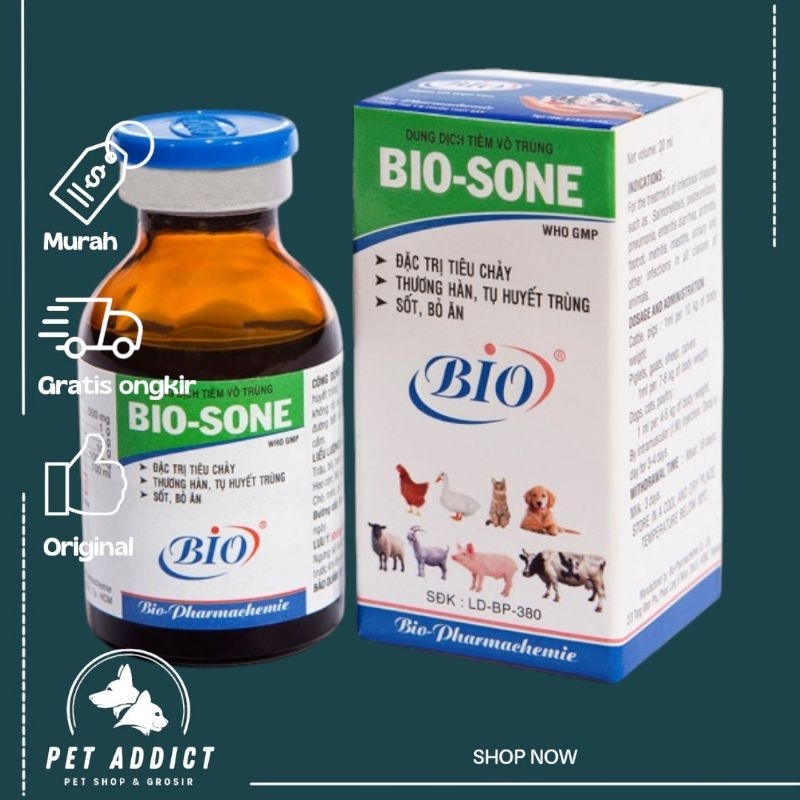 Bio-sone BIOSONE 20Ml Severe Flu Medicine for Cats and Dogs Relieves ...