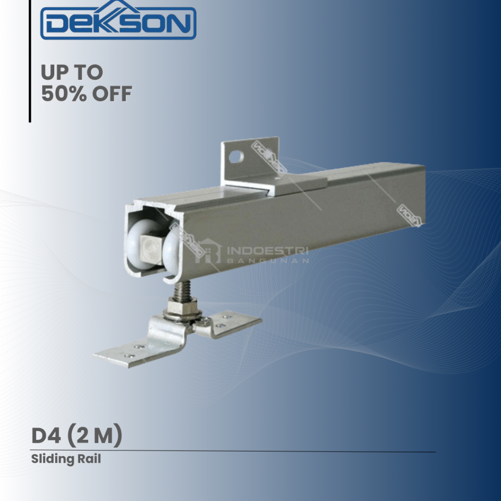 Sliding Rail Dekkson D4 / Sliding Door Rail Dekkson D4 (2 m) | Shopee ...