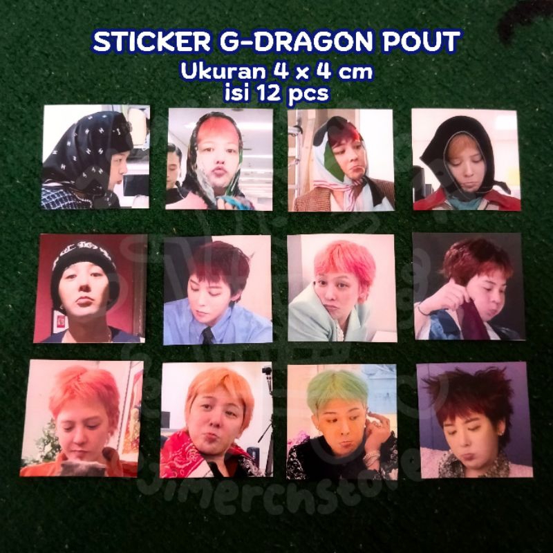 Gdraagon GD POUT STICKER | Shopee Malaysia