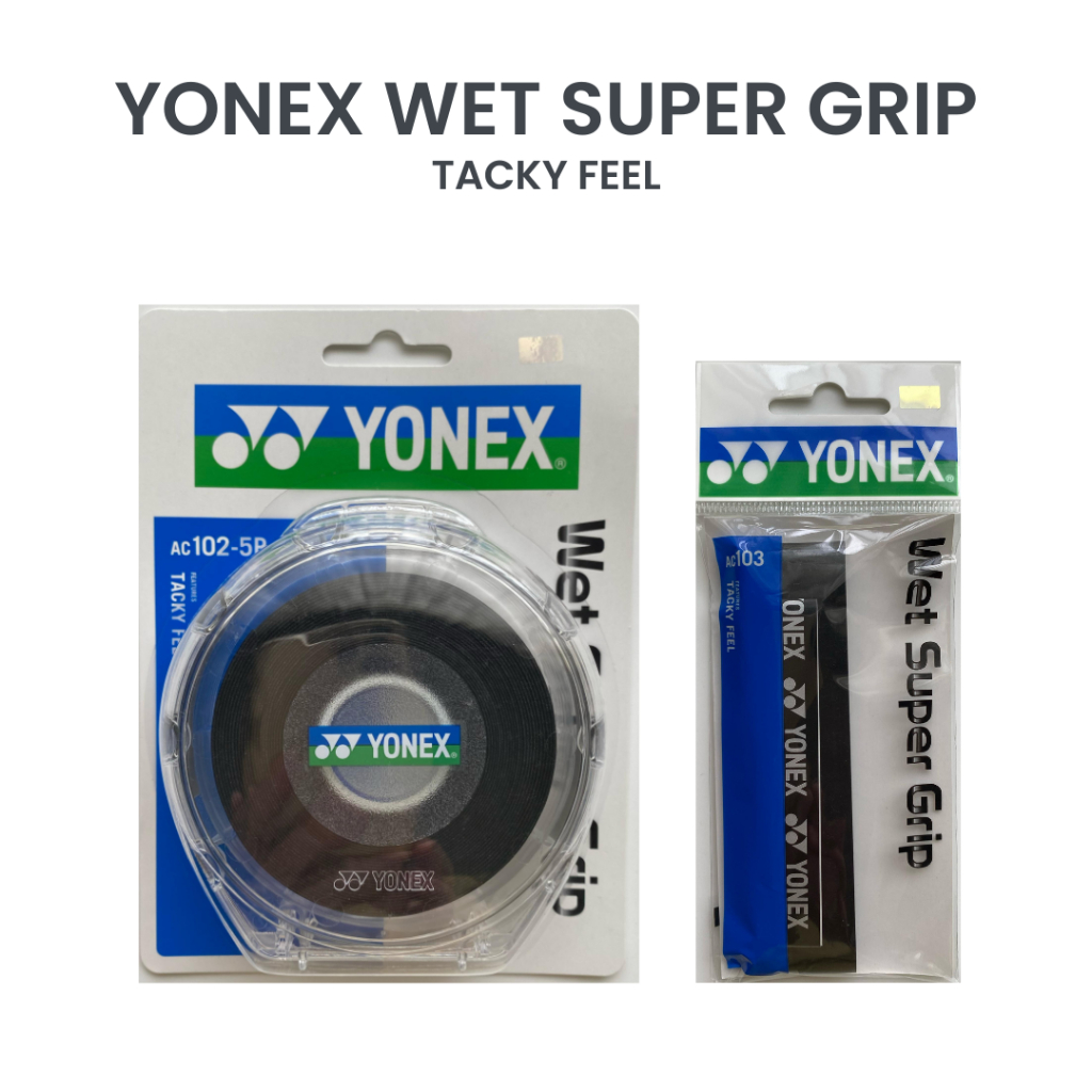 Yonex Wet Super Grip Tacky Feel/ - Racket Grip | Shopee Malaysia