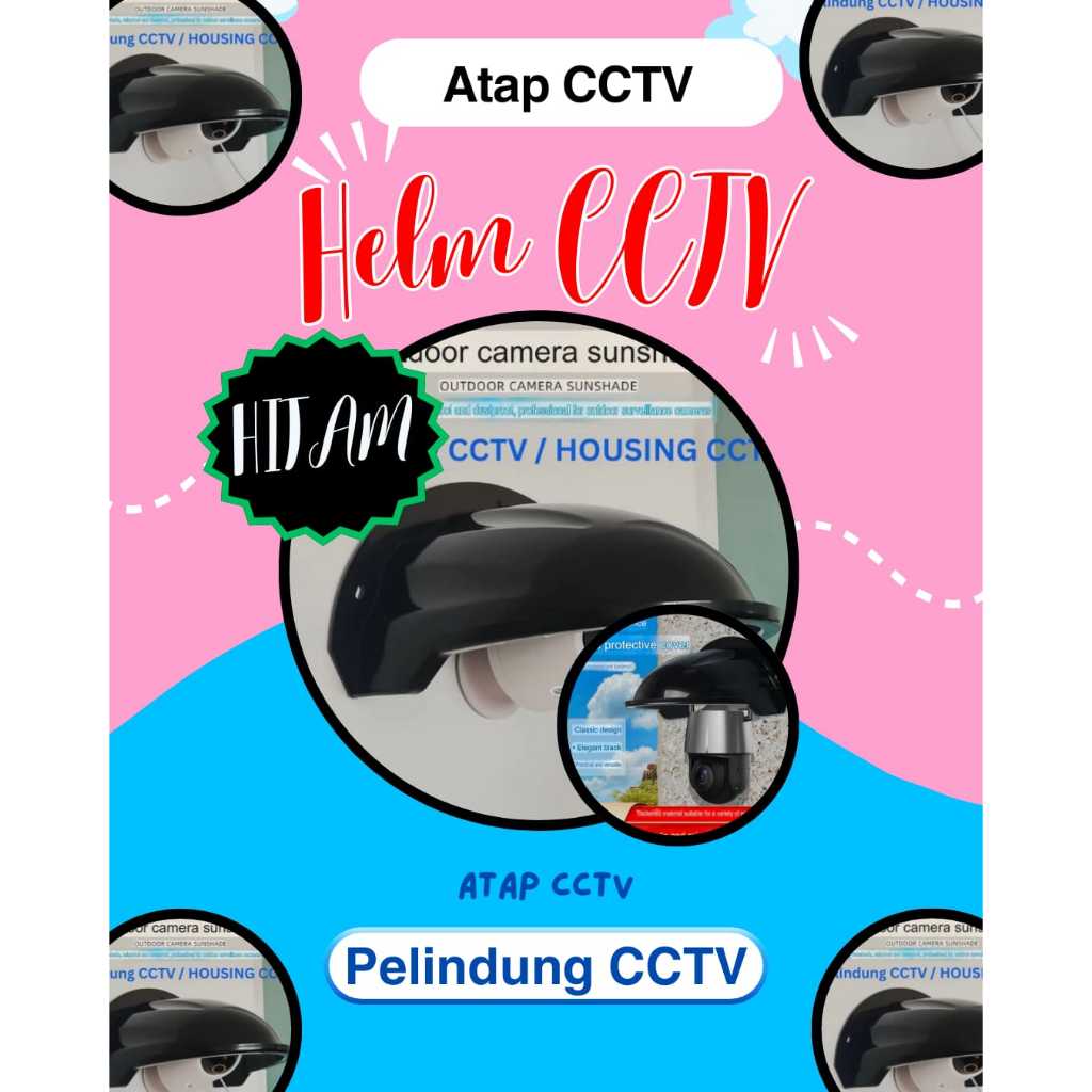 Black CCTV Helmet | CCTV Roof | Cctv Camera Hat | CCTV Camera Roof ...