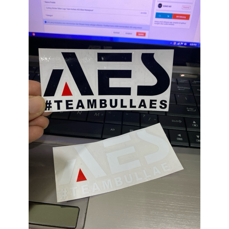 Cutting sticker Logo Team Bullaes AES Biled Waterproof | Shopee Malaysia