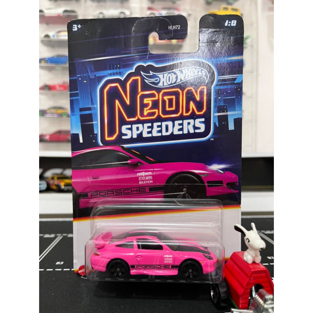 Hotwheels Neon Speeders Porsche 911 GT3 Pink (Crinkle Card) | Shopee ...