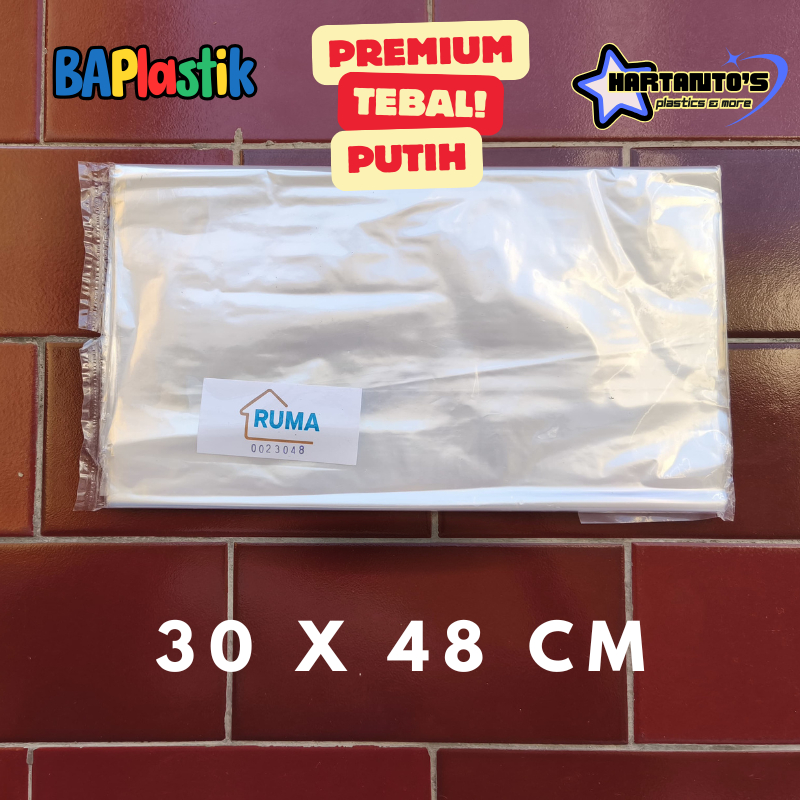 RUMA PLASTIC LAUNDRY 30 X 48 LOUNDRI BAG BINATU PREMIUM LARGER 50 ...