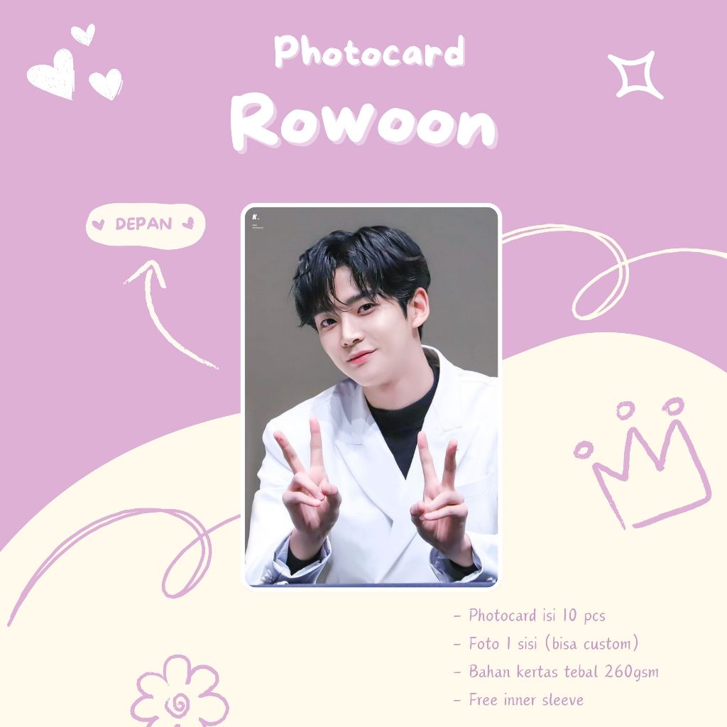 (10 Pcs) ROWOON PHOTOCARDS | Shopee Malaysia