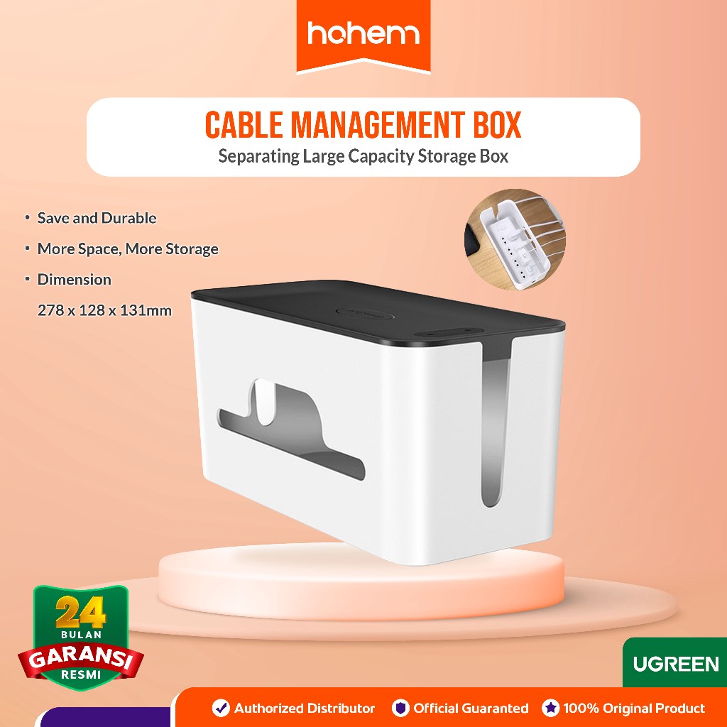 Ugreen 30397 Cable Box Organizer Cable Management Box Charger Cable for ...