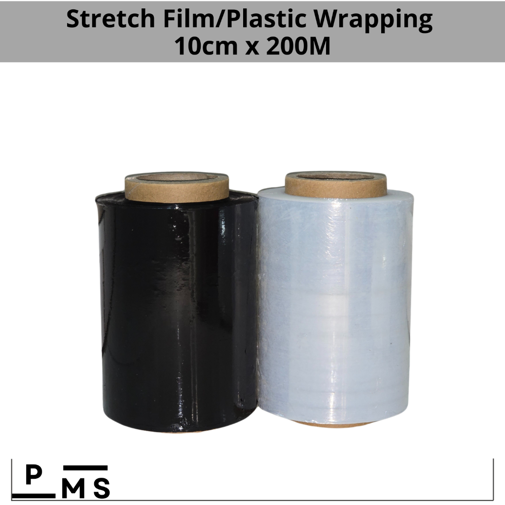 HITAM Clear Plastic Wrapping 200m x 10cm | Stretch film 10cm x 200M ...