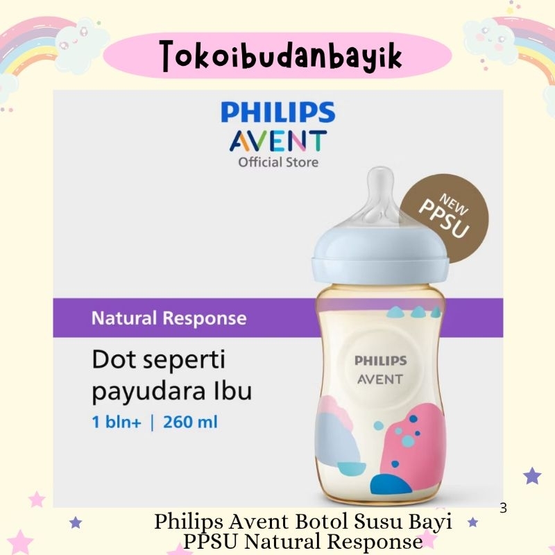 Philips Avent | Baby Milk Bottle | Ppsu Natural Response | Pacifier ...