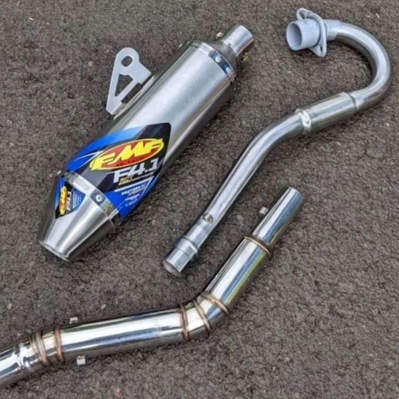 Exhaust muffler canister pipe elbow fmf f4 Ksr 110 dmx r 150 Xtz 125 xr ...