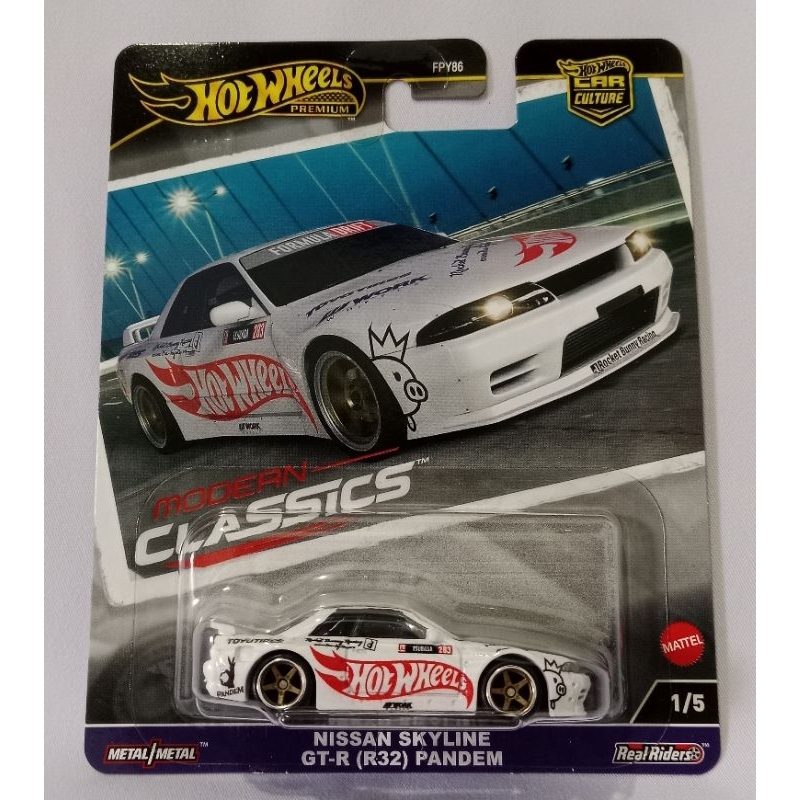 Hot WHEELS PREMIUM CAR CULTURE MODERN CLASSIC NISSAN R32 PANDEM NISSAN ...