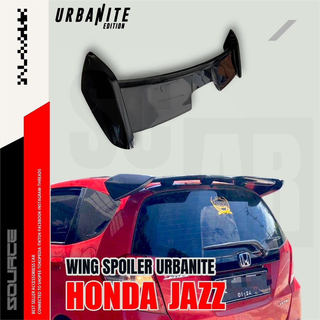 Urbanite REAR WING SPOILER - HONDA JAZZ ALL TYPE | Shopee Malaysia