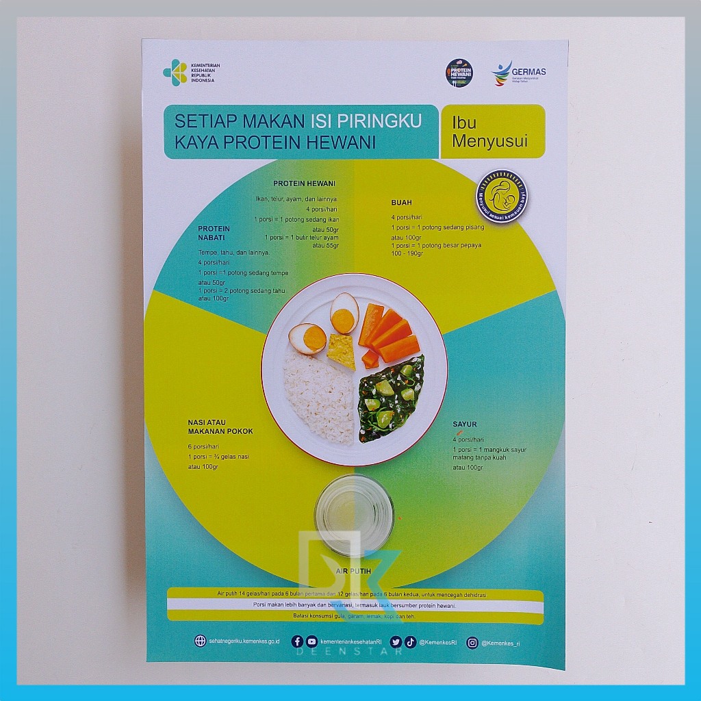 Poster Contents of My Plate for Breastfeeding Mothers - Nutrition ...
