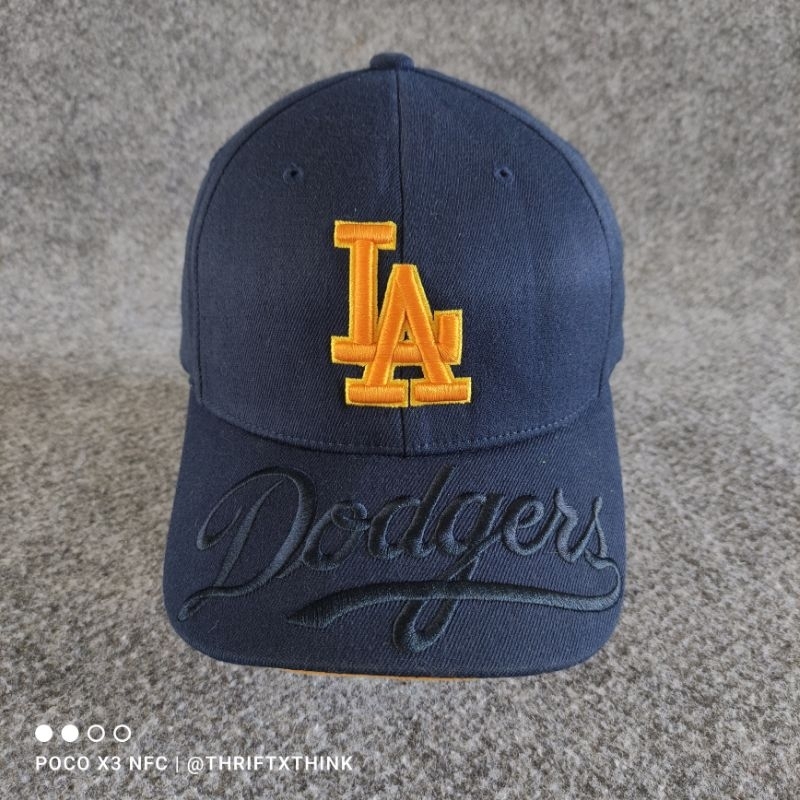MLB BUILD UP LOGO LA BASEBALL CAP SKU KX265 | Shopee Malaysia