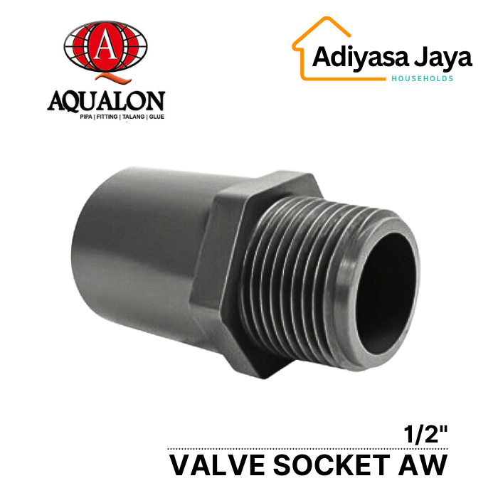 Valve Socket AW 1/2 (Aqualon) / SDL (Outer Thread Shock) | Shopee Malaysia