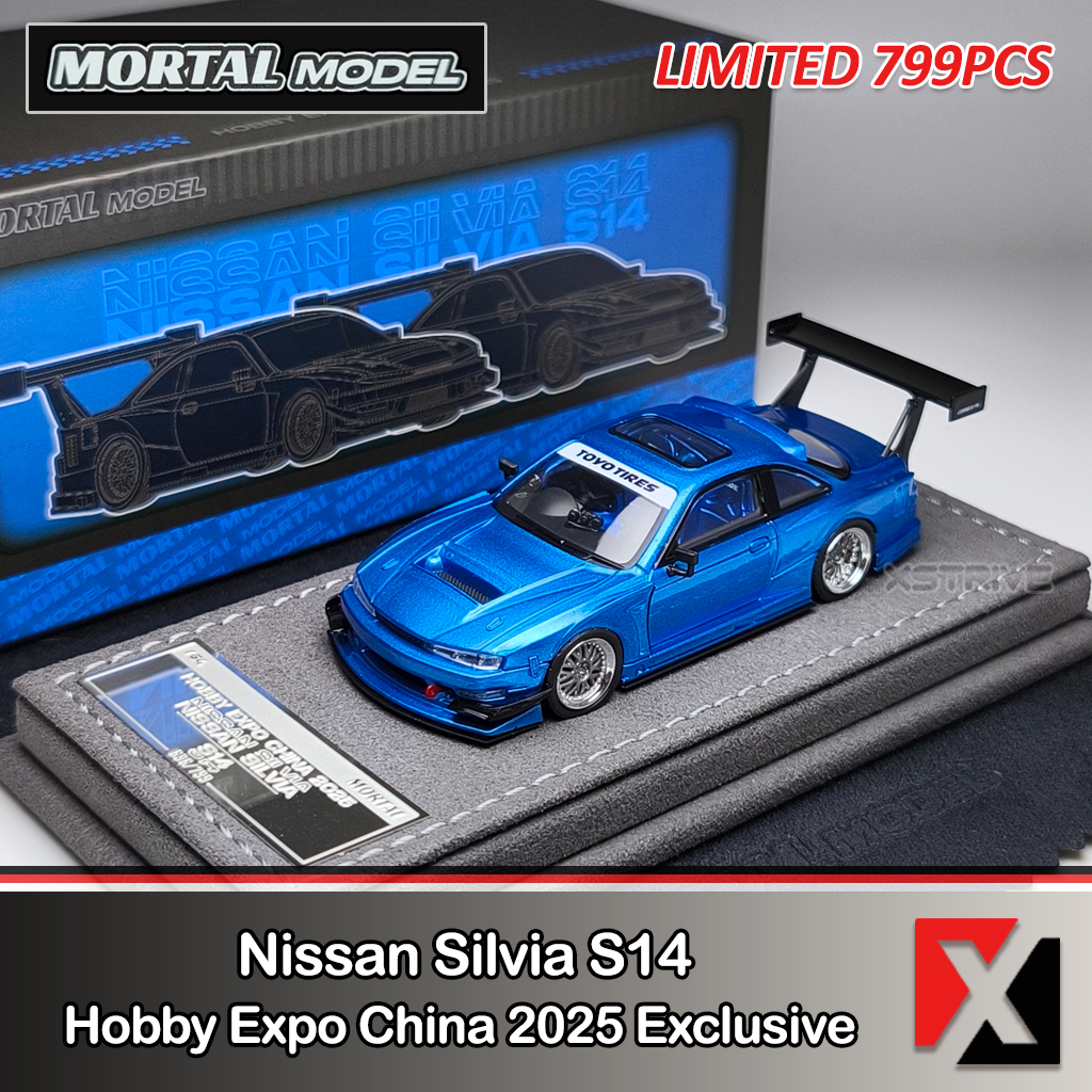 MORTAL 1: Nissan Silvia S14 Aurora Blue Hobby Expo China 2025
