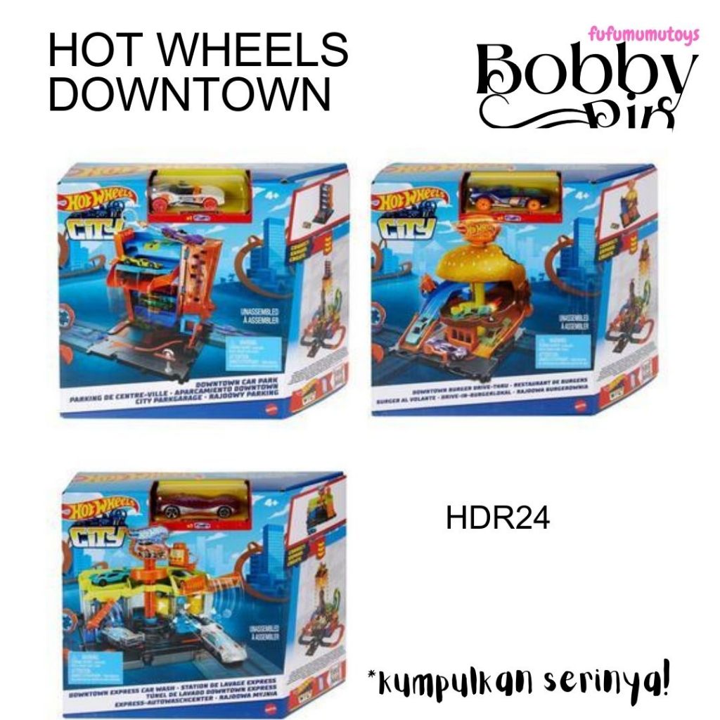 Hot Wheels City Downtown HDR24 Original Mattel | Shopee Malaysia