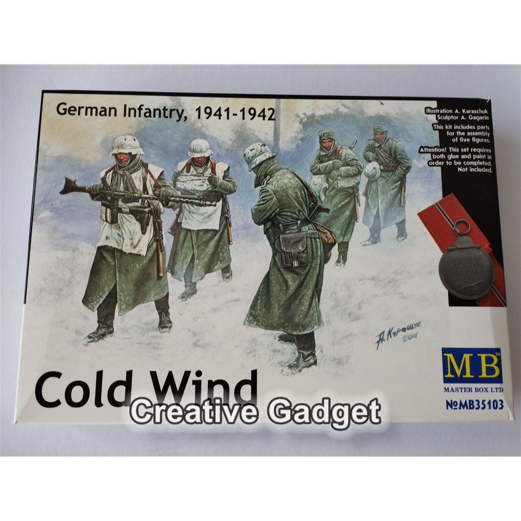 Cold Wind - German Infantry 1941 - 42 on Winter Maneuver - Model Kit ...