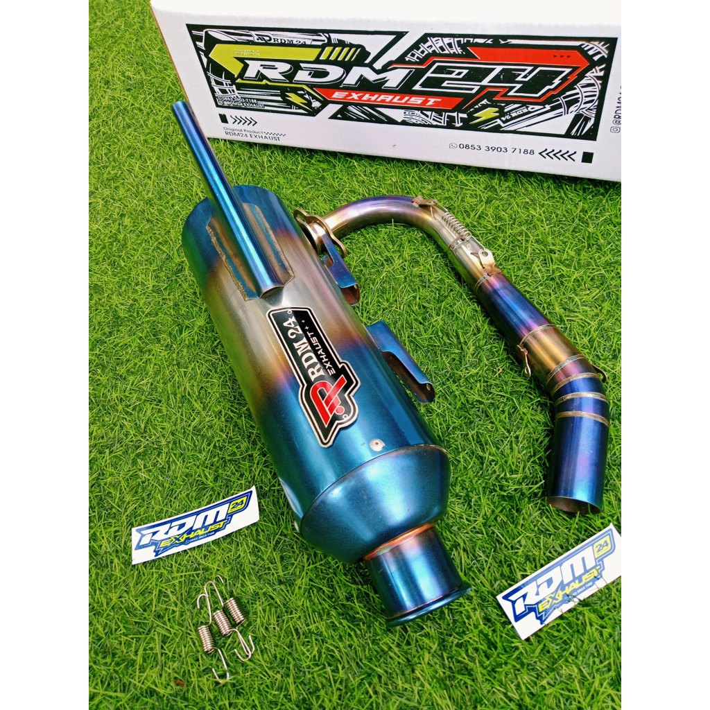 RDM24 EXHAUST Silent Killer power pipe Mio Sporty Mio Soulty Beat Fi ...