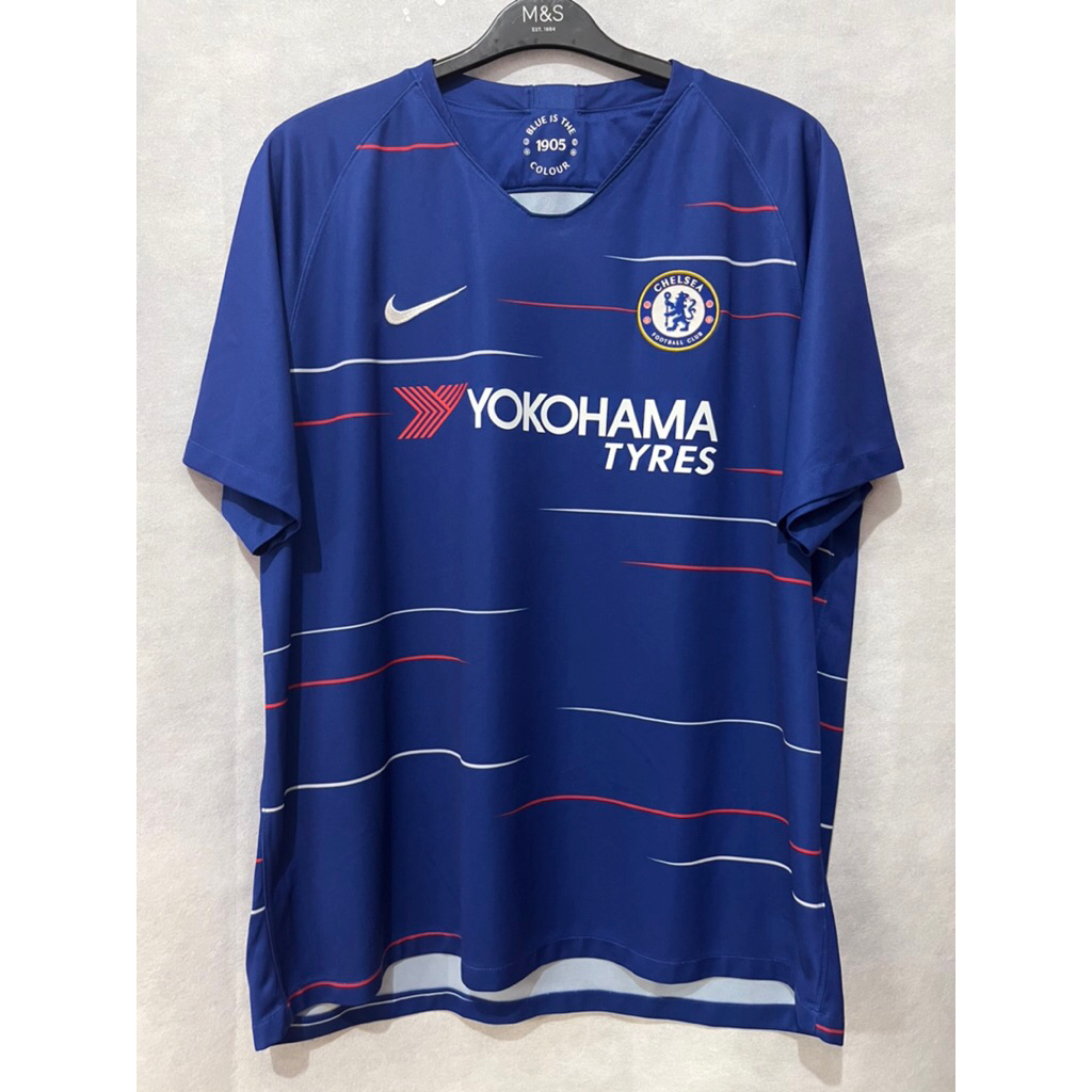 Original Chelsea Home Football Jersey 2018/2019 (Big Size XL) | Shopee ...
