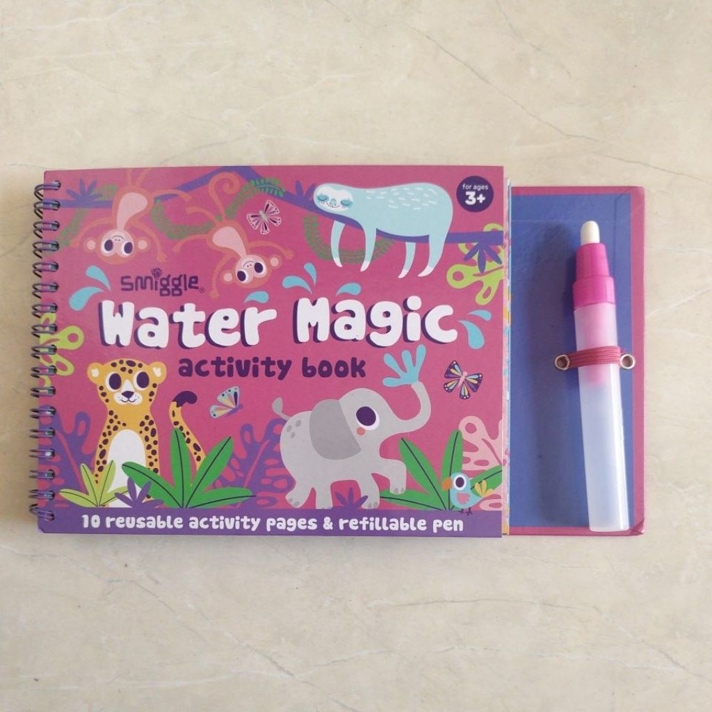 Smiggle water magic activity book | Shopee Malaysia