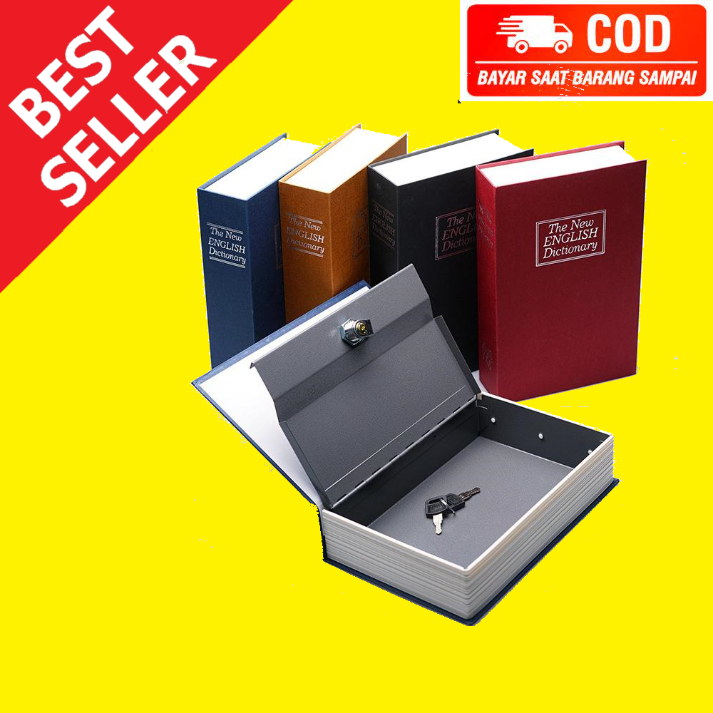 Safe Box Book Mini Homesafe Dictionary Novel Dictionary Key Lock Hidden ...
