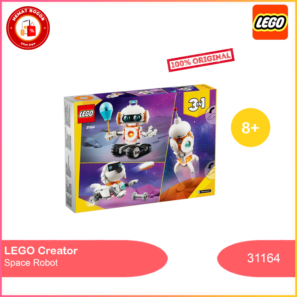 Original LEGO Creator 31164 Space Robot (281 Pieces) Block Toy (8 ...