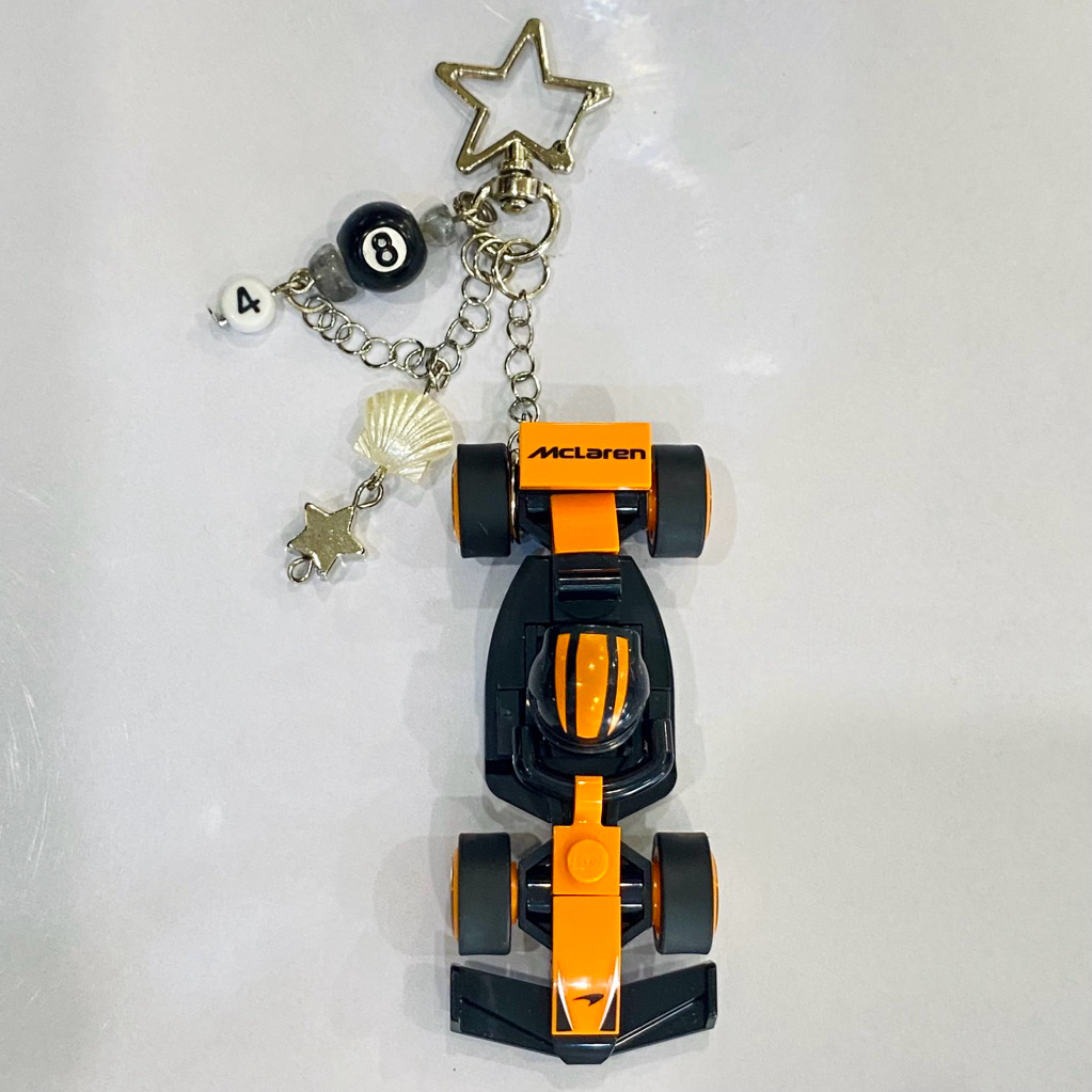 Lego F1 Minifigure Keychain McLaren | Formula One | Shopee Malaysia