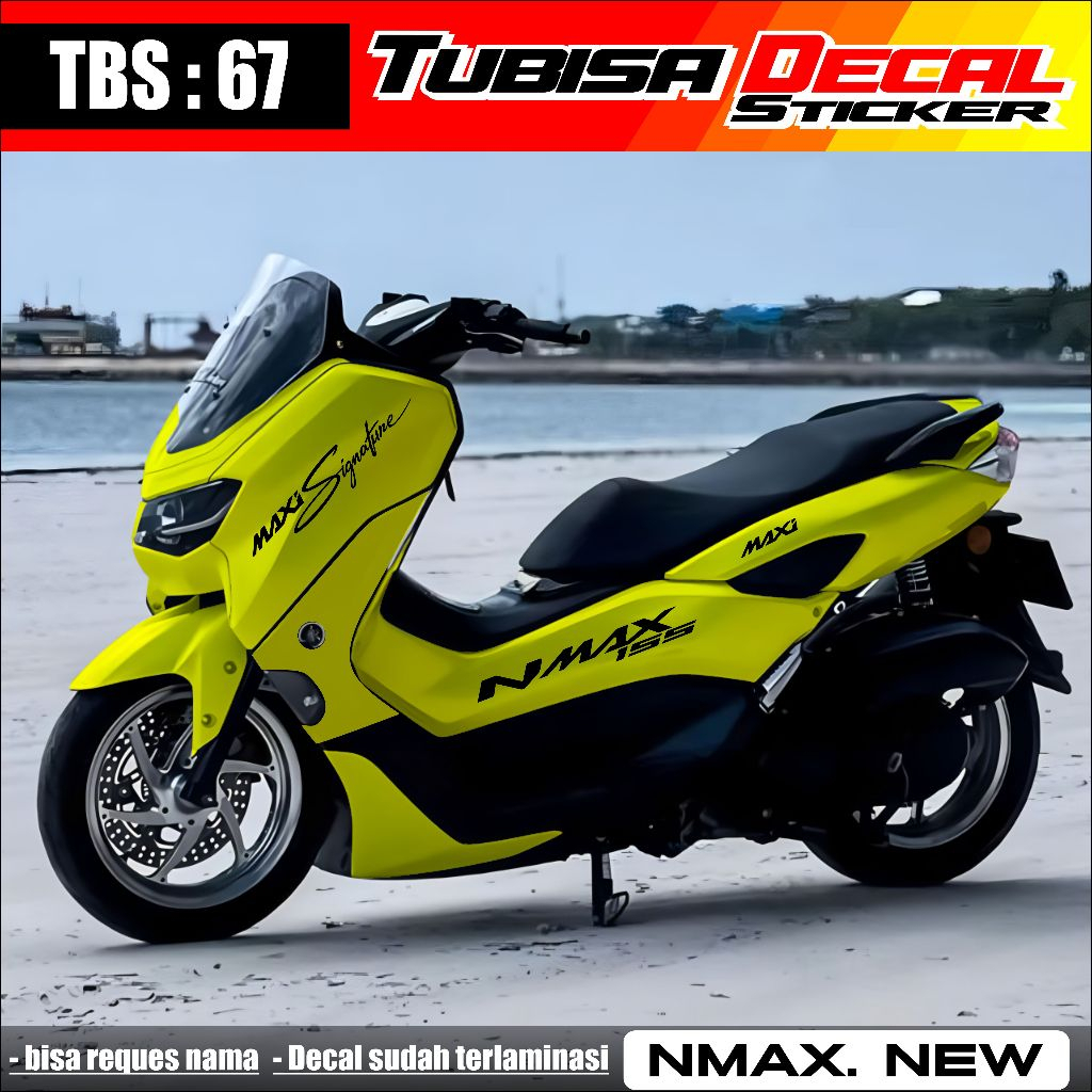 LATEST Yamaha Nmax 155 New Fullbody Maxi Signature Sticker Decal Nmax ...