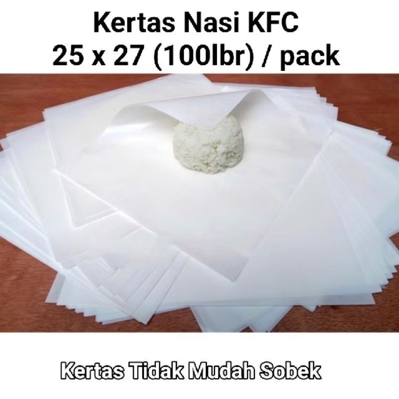 Kfc/mcd/burger/kebab Rice Paper 100 Sheets | Shopee Malaysia