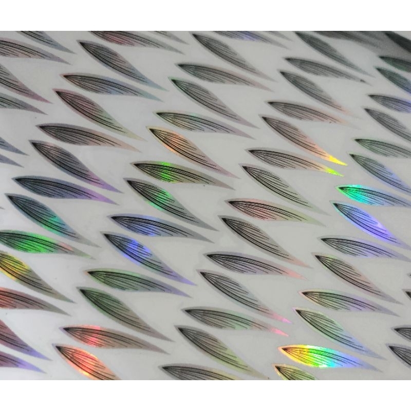 Fish Fin Stickers Lure Line Contents 52 Pcs 26 Pairs (Very Slime & Full ...