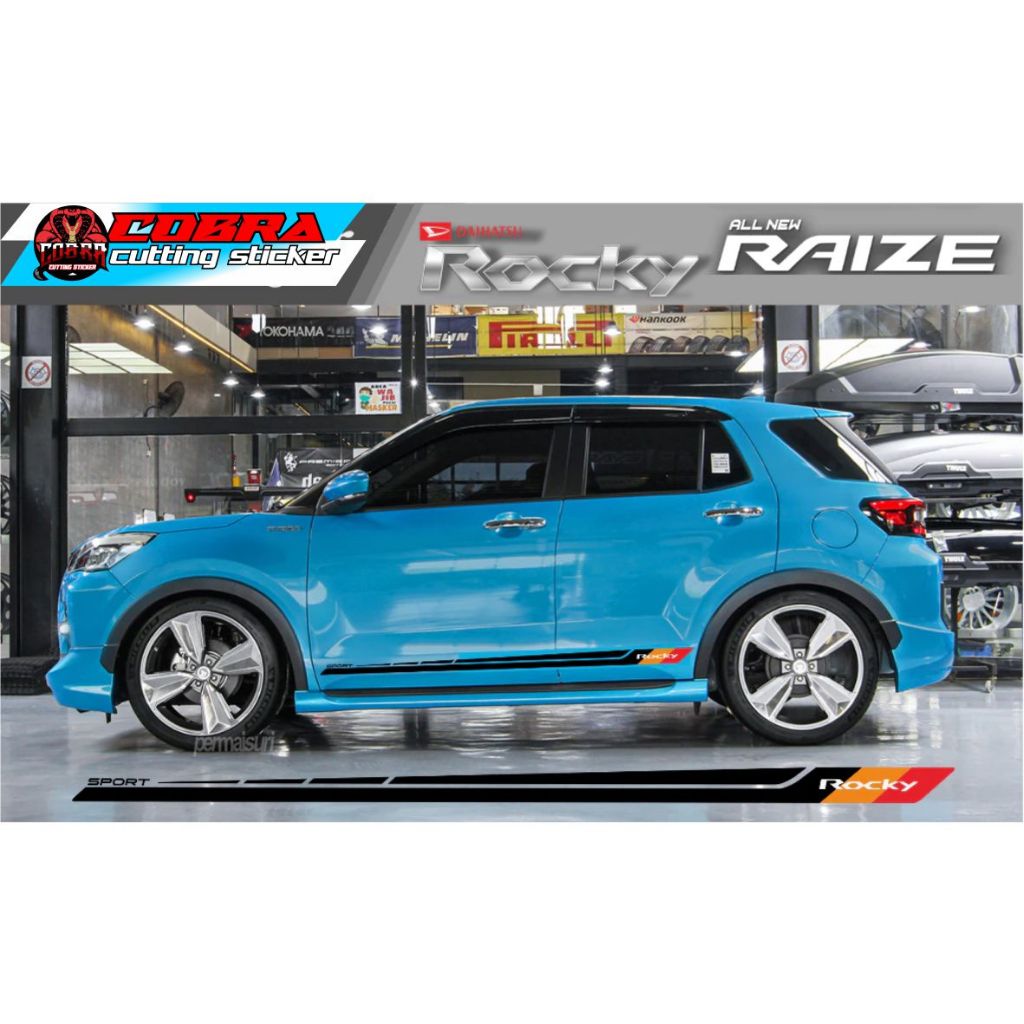 Toyota RAIZE DAIHATSU ROCKY CUTTING STICKER RAIZE ROCKY STICKER ...