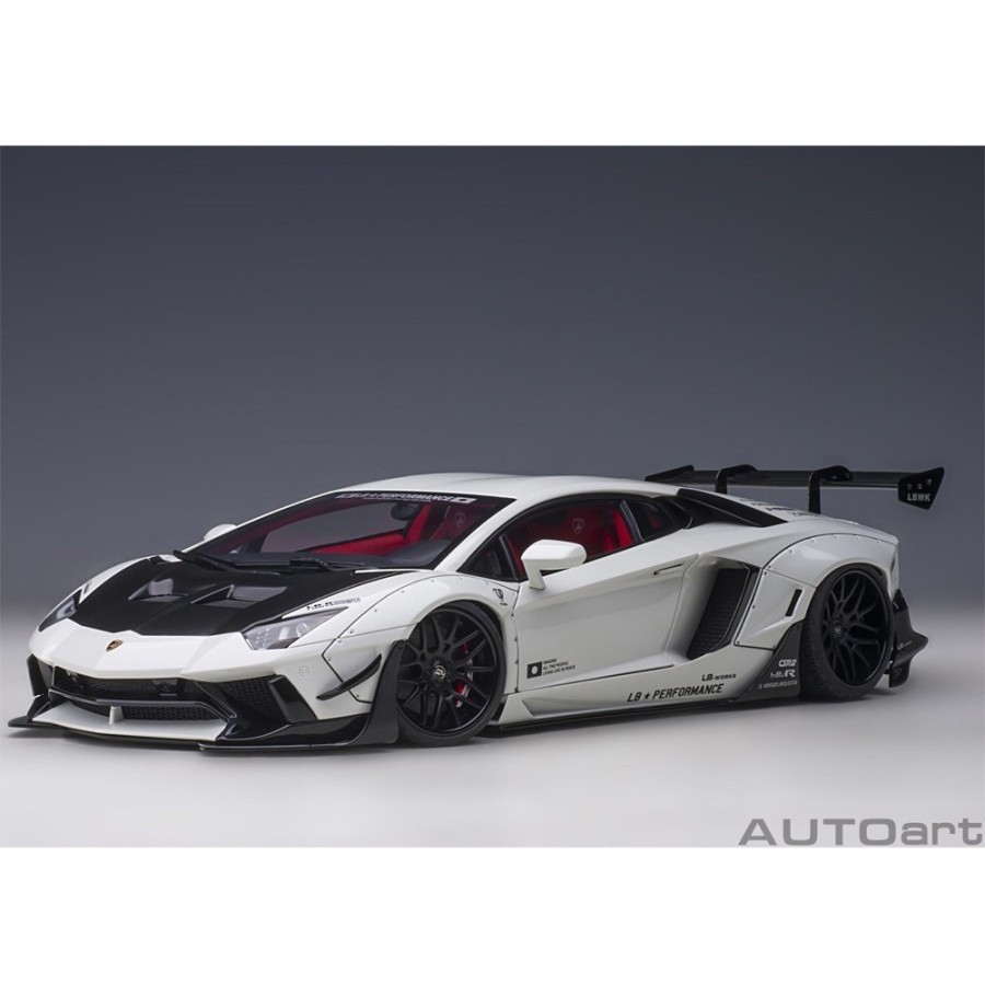 1/18 AUTOART LAMBORGHINI AVENTADOR LB WORKS LIBERTY WALK LBWK NO IXO ...