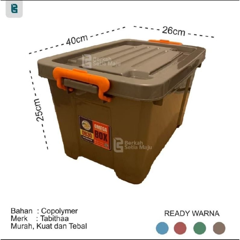 Box CONTAINER TABITHA Ob 30 LITER / Ob 45 LITER INSTANT COPOLYMER ...